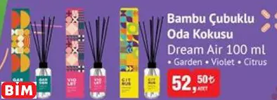 DREAM AİR BAMBU ÇUBUKLU ODA KOKUSU DREAM AİR BAMBU ÇUBUKLU ODA KOKUSU